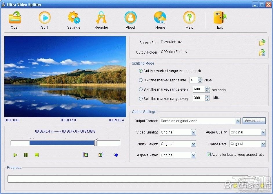 Ultra Video Splitter,视频分割,视频分割工具,截取视频软件