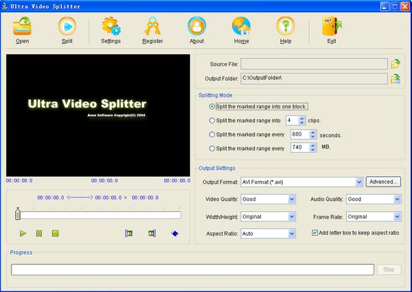 Ultra Video Splitter,视频分割,视频分割工具,截取视频软件